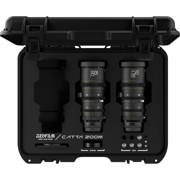DZOFilm Catta 35-80mm & 70-135mm T2.9 E-Mount Cine Zoom 2-Lens Bundle (Black) view 5