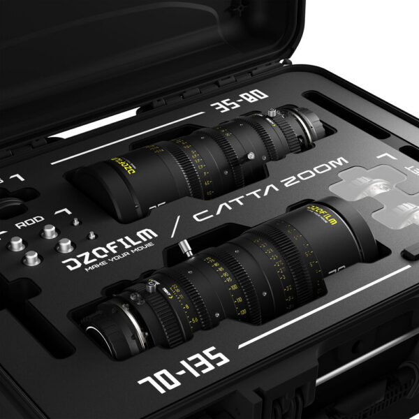 DZOFilm Catta 35-80mm & 70-135mm T2.9 E-Mount Cine Zoom 2-Lens Bundle (Black) view 8