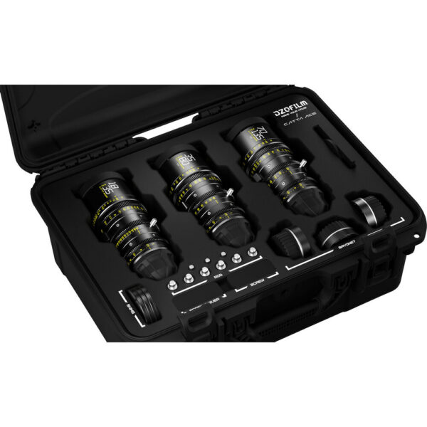 DZOFilm Catta Ace FF 18-35/35-80/70-135mm T2.9 Cine 3-Lens Bundle (PL/EF, Black) view 7