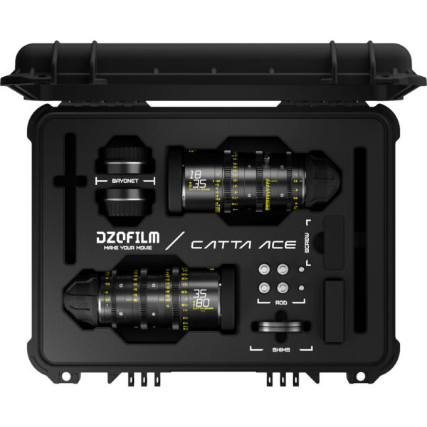 DZOFilm Catta Ace FF 18-35/35-80mm T2.9 Cine 2-Lens Bundle (PL/EF, Black) view 5