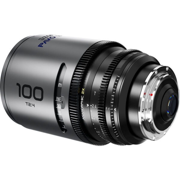 DZOFilm PAVO 100mm T2.4 2x Anamorphic Prime Lens (Blue Coating, PL/EF Mount, Feet) view 4