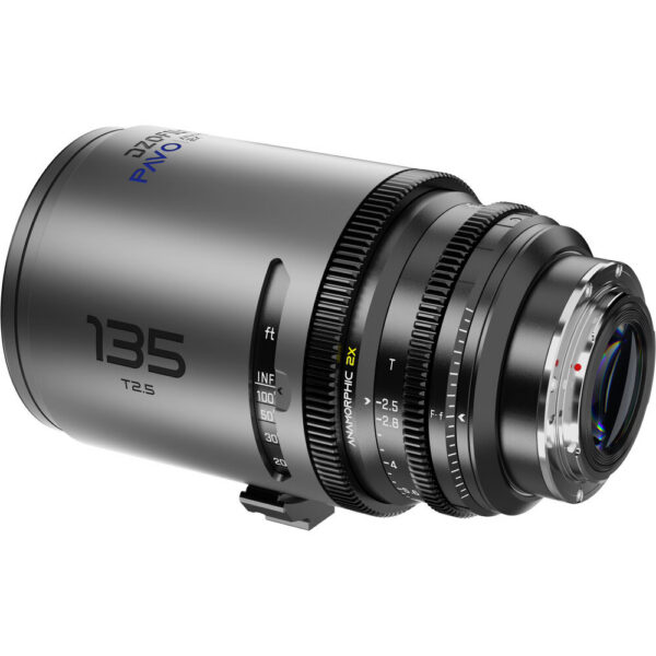 DZOFilm PAVO 135mm T2.5 2x Anamorphic Prime Lens (Blue Flares, PL/EF Mount, Feet) view 4