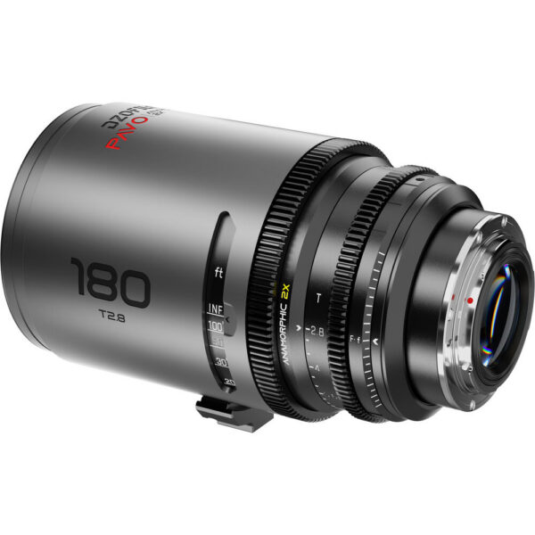 DZOFilm PAVO 180mm T2.8 2x Anamorphic Prime Lens (Neutral Flares, PL/EF Mount, Feet) view 4