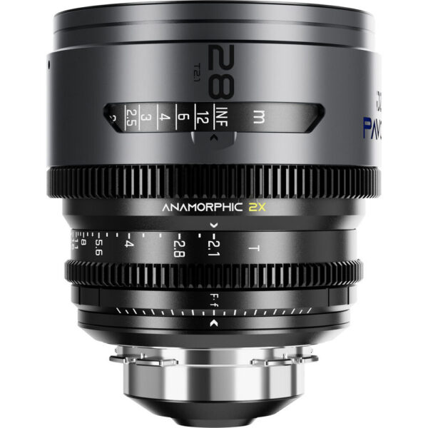 DZOFilm PAVO 2x Anamorphic 28/40/75mm T2.1 3-Lens Set (Blue Coating, PL/EF Mount, Feet) view 3