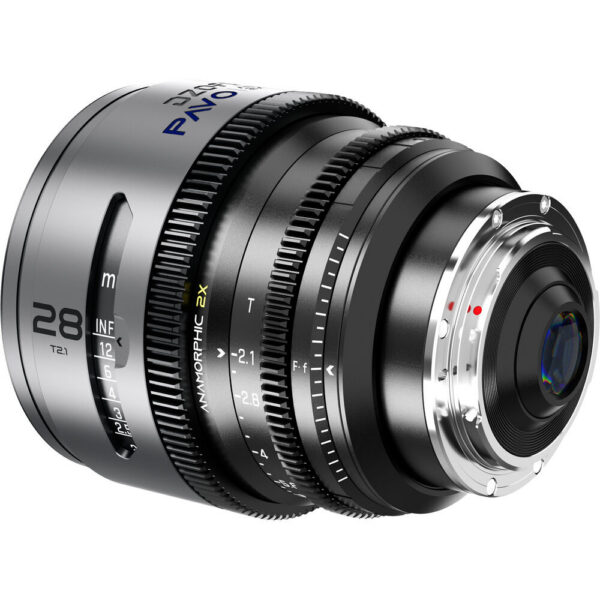 DZOFilm PAVO 2x Anamorphic 28/40/75mm T2.1 3-Lens Set (Blue Coating, PL/EF Mount, Feet) view 8