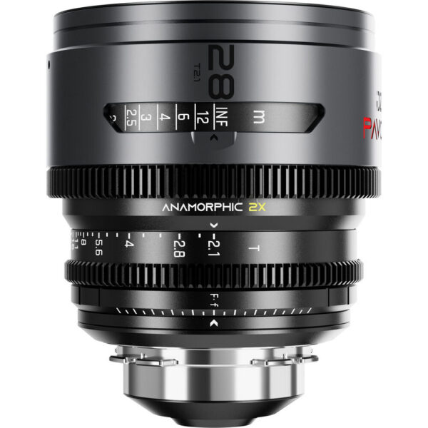 DZOFilm PAVO 2x Anamorphic 28/40/75mm T2.1 3-Lens Set (Neutral Coating, PL/EF Mount, Feet) view 3