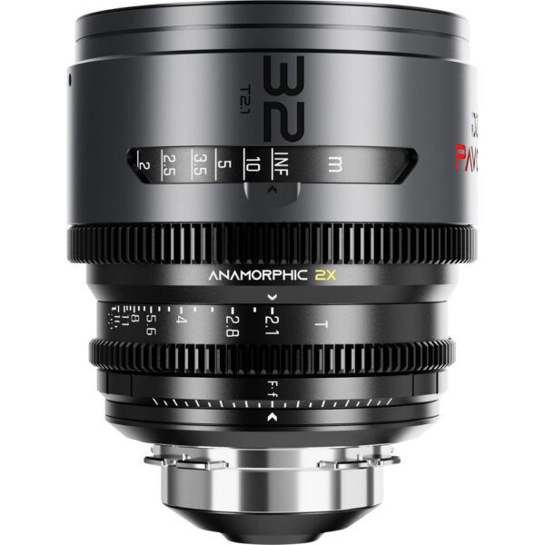 DZOFilm PAVO 2x Anamorphic 32/55 T2.1 & 100mm T2.4 3-Lens Set (Neutral Coating, PL/EF Mount, Feet) view 4