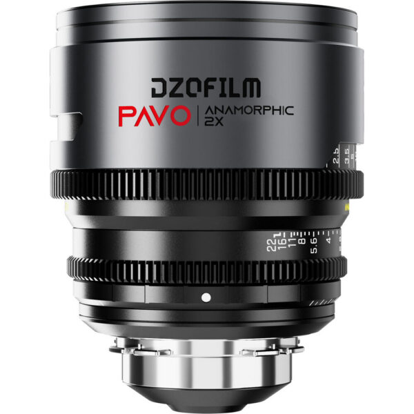 DZOFilm PAVO 2x Anamorphic 32/55 T2.1 & 100mm T2.4 3-Lens Set (Neutral Coating, PL/EF Mount, Feet) view 7