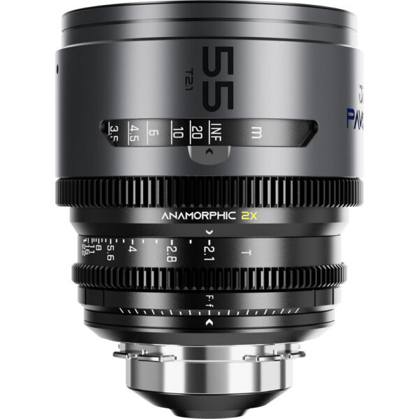 DZOFilm PAVO 2x Anamorphic 6-Lens Set (Blue Coating, PL/EF Mount, Feet) view 3