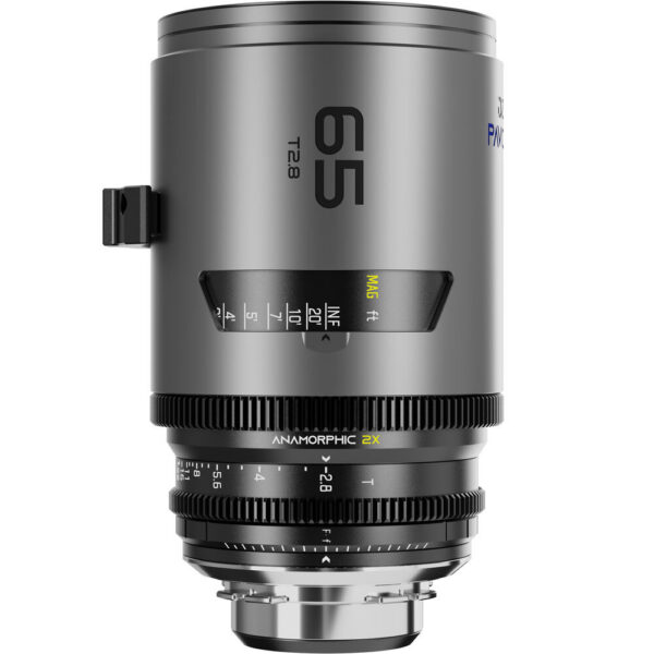 DZOFilm PAVO 65mm T2.8 2x Anamorphic Prime Lens (Blue Coating, PL/EF Mount, Feet)