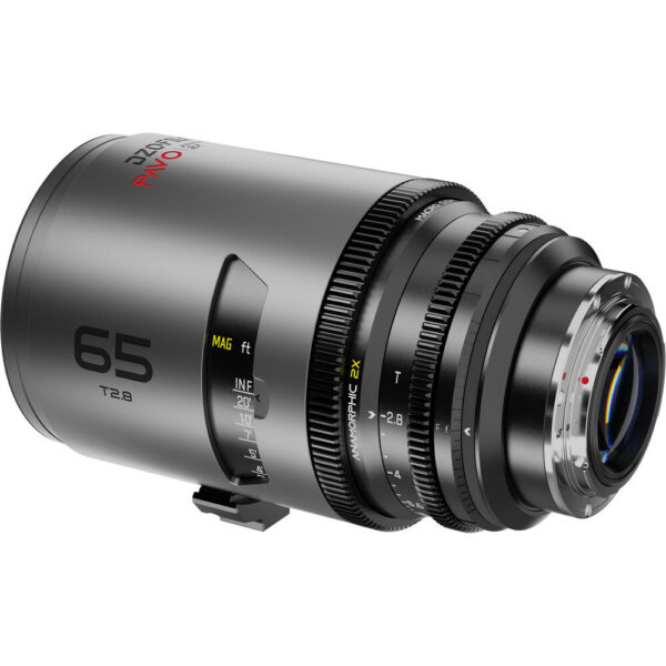 DZOFilm PAVO 65mm T2.8 2x Anamorphic Prime Lens (Neutral Coating, PL/EF Mount, Feet) view 4