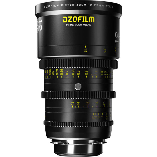 DZOFilm Pictor 12-25mm T2.8 Super35 Parfocal Zoom Lens (PL/EF, Black) view 2
