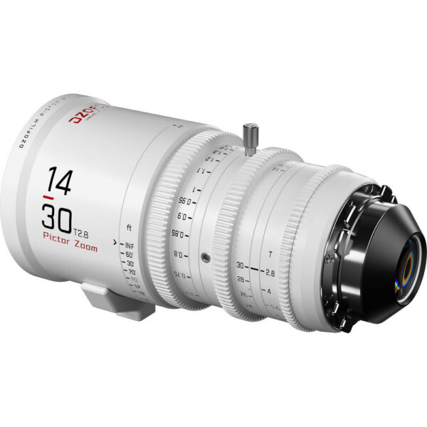 DZOFilm Pictor 14-30mm T2.8 Super 35 Parfocal Zoom Lens (PL and EF Mounts, White) view 6