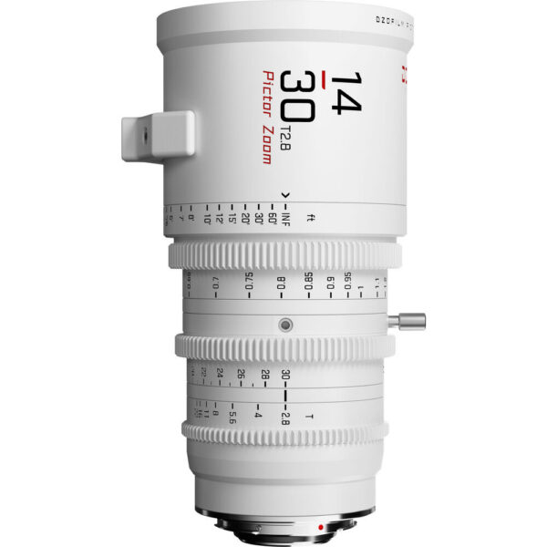 DZOFilm Pictor 14-30mm T2.8 Super 35 Parfocal Zoom Lens (PL and EF Mounts, White)