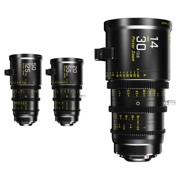 DZOFilm Pictor Super 35 T2.8 Zoom 3-Lens Bundle (ARRI PL, Canon EF) view 4