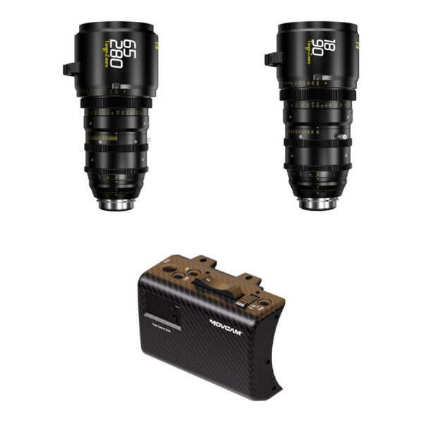 DZOFilm Tango 18-90mm & 65-280mm T2.9 S35 Zoom Lenses with Servo Kit view 4