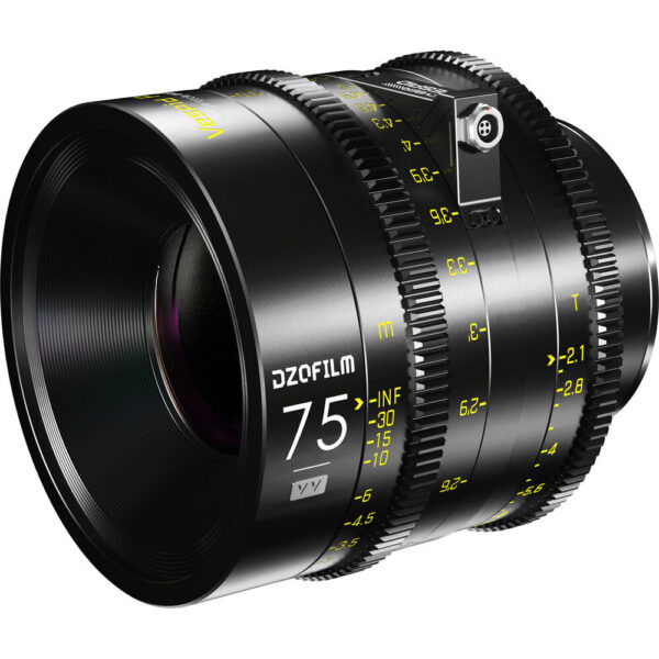 DZOFilm VESPID Cyber Full Frame 75mm T2.1 Prime Lens (PL & EF Mounts) view 3