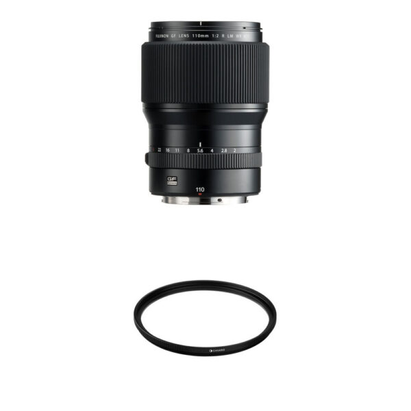 FUJIFILM GF 110mm f/2 R LM WR Lens with UV Filter Kit view 3