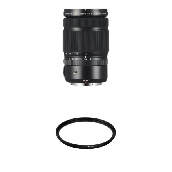 FUJIFILM GF 45-100mm f/4 R LM OIS WR Lens with Filter Kit view 3