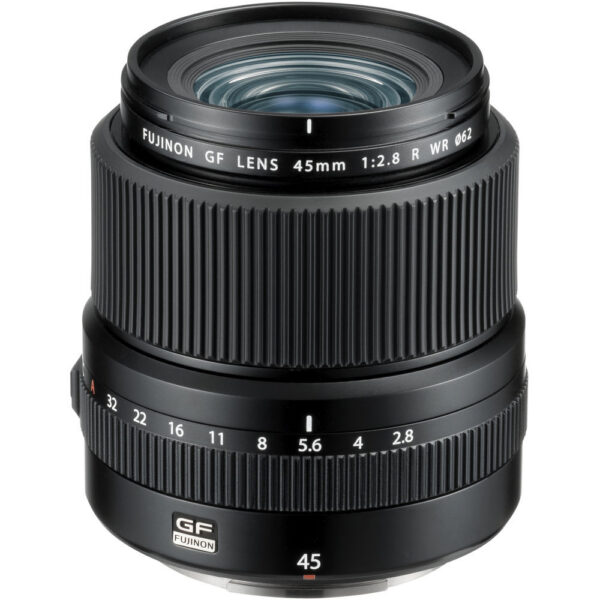 FUJIFILM GF 45mm f/2.8 R WR Lens with UV Filter Kit