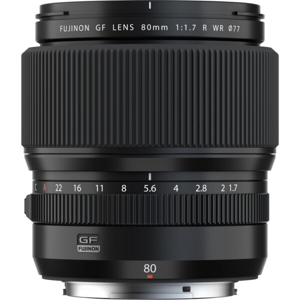 FUJIFILM GF 80mm f/1.7 R WR Lens (FUJIFILM G) view 2