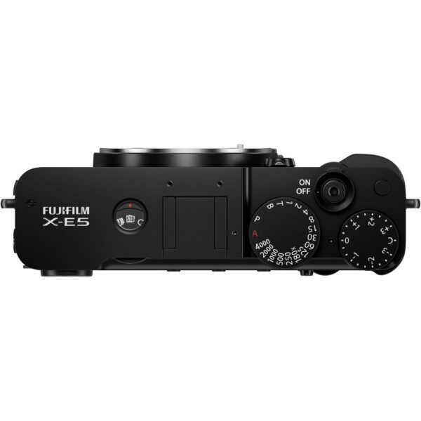 FUJIFILM X-E5 Mirrorless Camera (Black) view 5