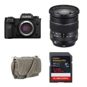 FUJIFILM X-H2S Mirrorless Camera with 16-80mm f/4 Lens and Basic Bundle