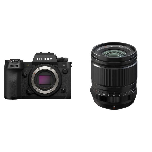 FUJIFILM X-H2S Mirrorless Camera with 18mm f/1.4 Lens Kit