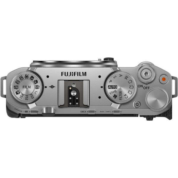 FUJIFILM X-M5 Mirrorless Camera (Silver) view 3