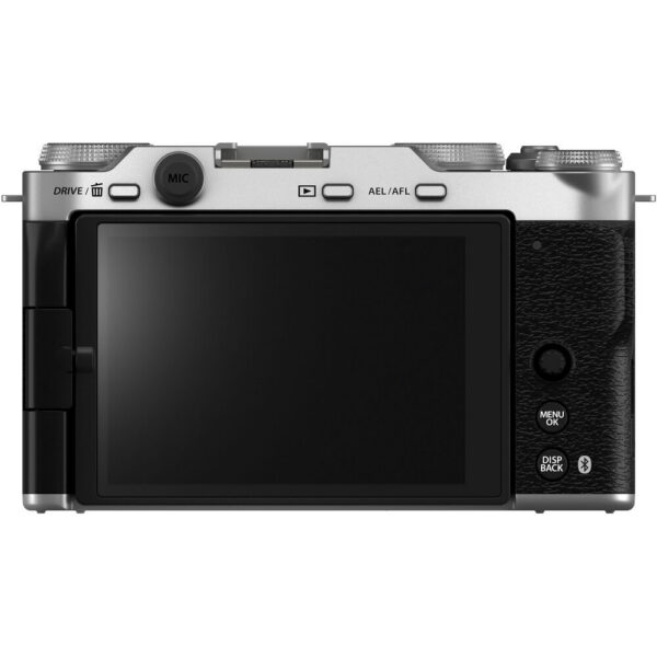 FUJIFILM X-M5 Mirrorless Camera with XC 15-45mm f/3.5-5.6 Lens (Silver) view 4