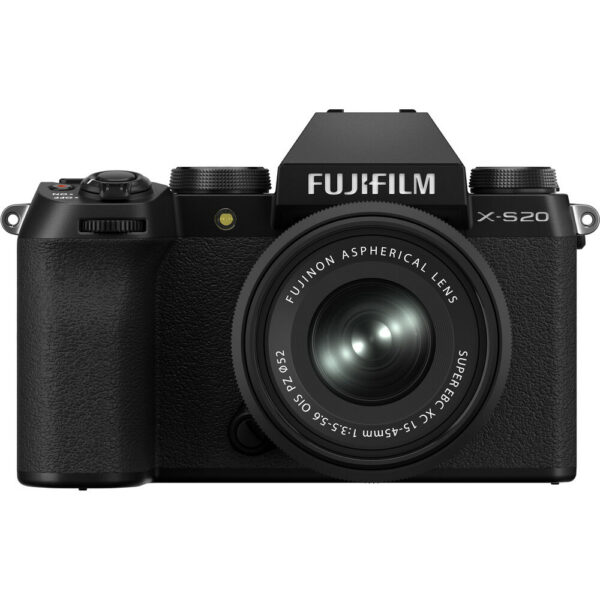 FUJIFILM X-S20 Mirrorless Camera with 15-45mm f/3.5-5.6 Lens and Basic Bundle