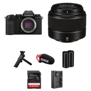 FUJIFILM X-S20 Mirrorless Camera with 35mm f/2 Lens and Content Creation Kit