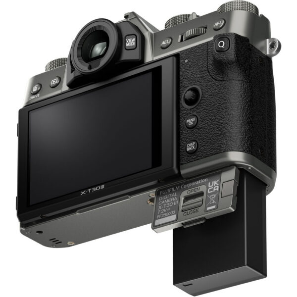 FUJIFILM X-T30 III Mirrorless Camera (Charcoal Silver) view 4