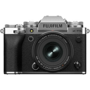 FUJIFILM X-T5 Mirrorless Camera with 16-50mm f/2.8-4.8 Lens and Basic Bundle (Silver)
