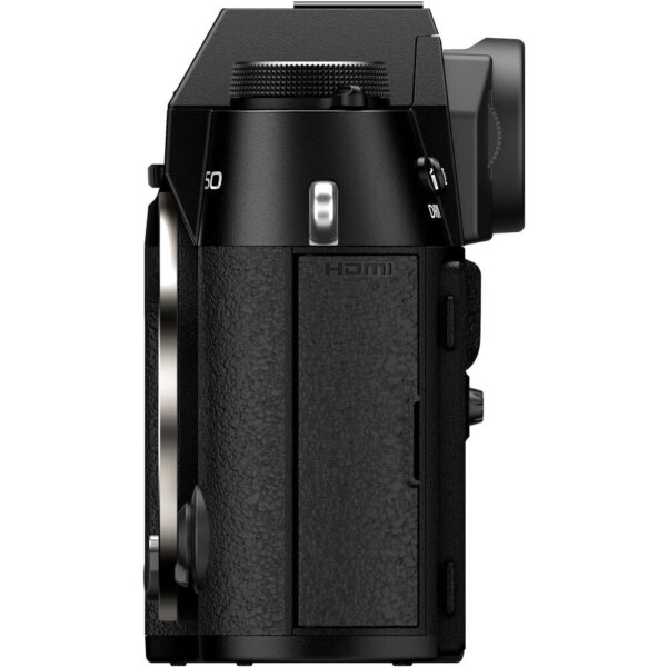 FUJIFILM X-T50 Mirrorless Camera (Black) view 3