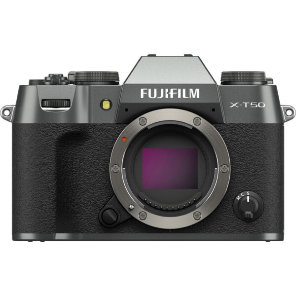 FUJIFILM X-T50 Mirrorless Camera with 15-45mm f/3.5-5.6 Lens and Basic Bundle (Charcoal Silver) view 5