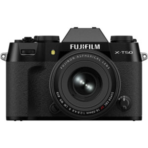 FUJIFILM X-T50 Mirrorless Camera with 16-50mm f/2.8-4.8 Lens and Basic Bundle (Black)