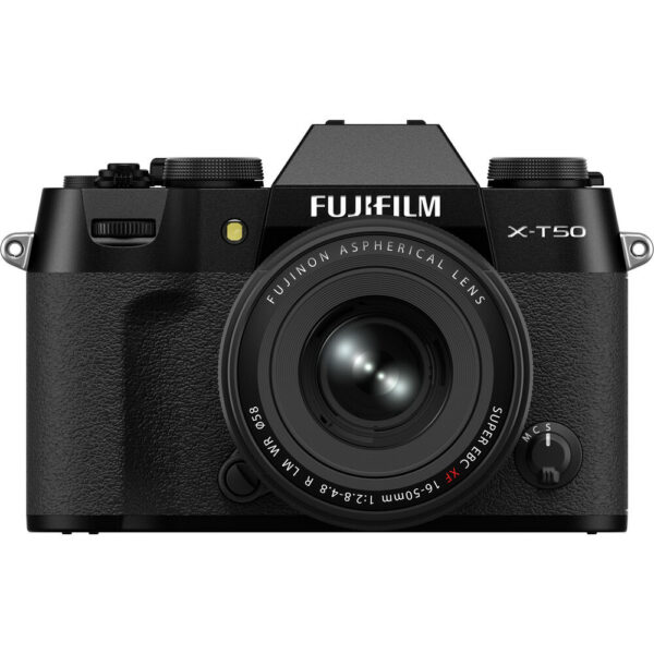 FUJIFILM X-T50 Mirrorless Camera with 16-50mm f/2.8-4.8 Lens and Basic Bundle (Black)