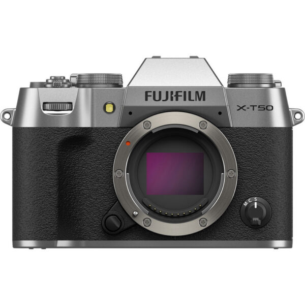 FUJIFILM X-T50 Mirrorless Camera with 16-50mm f/2.8-4.8 Lens and Basic Bundle (Silver) view 5
