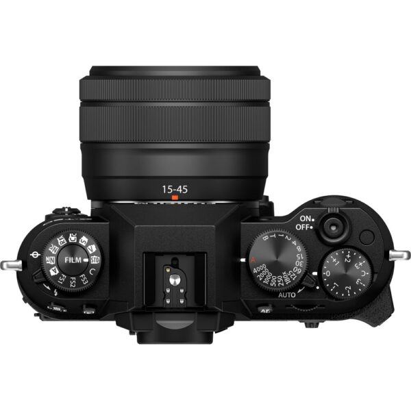 FUJIFILM X-T50 Mirrorless Camera with XC 15-45mm f/3.5-5.6 Lens (Black) view 5