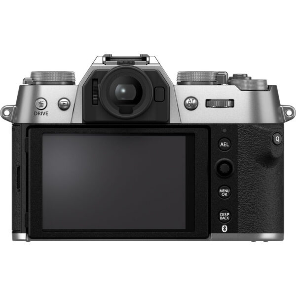 FUJIFILM X-T50 Mirrorless Camera with XC 15-45mm f/3.5-5.6 Lens (Silver) view 4