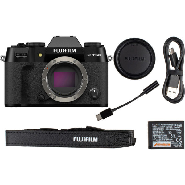 FUJIFILM X-T50 Mirrorless Camera with XF 16-50mm f/2.8-4.8 Lens (Black) view 8