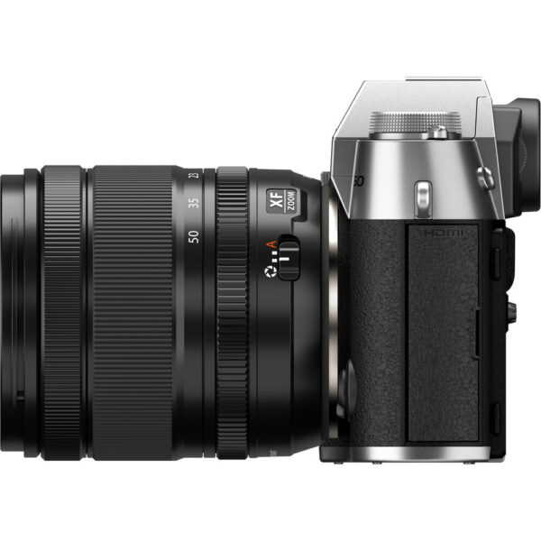 FUJIFILM X-T50 Mirrorless Camera with XF 16-50mm f/2.8-4.8 Lens (Silver) view 5