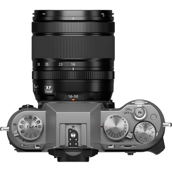 FUJIFILM X-T50 Mirrorless Camera with XF 16-50mm f/2.8-4.8 Lens (Silver) view 6