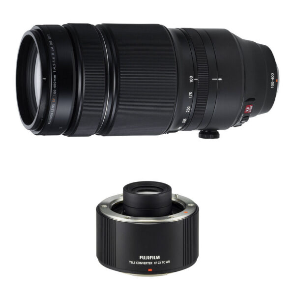 FUJIFILM XF 100-400mm f/4.5-5.6 R LM OIS WR Lens with 2x Teleconverter Kit view 3