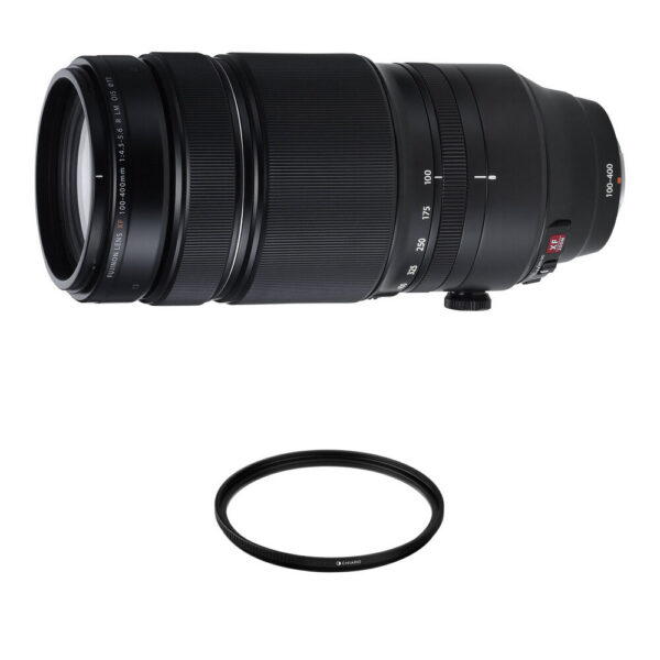 FUJIFILM XF 100-400mm f/4.5-5.6 R LM OIS WR Lens with UV Filter Kit view 3