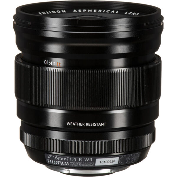 FUJIFILM XF 16mm f/1.4 R WR Lens view 3