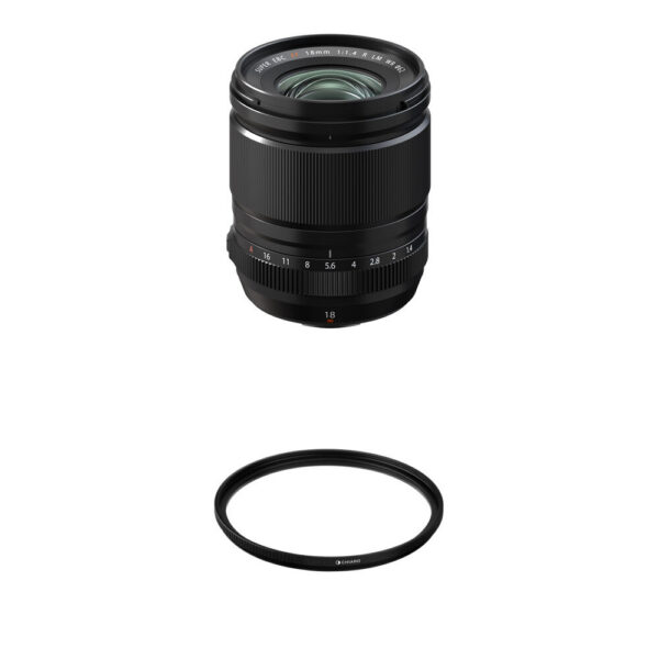 FUJIFILM XF 18mm f/1.4 R LM WR Lens with UV Filter Kit view 3
