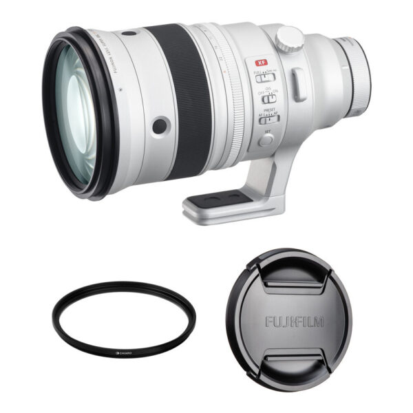 FUJIFILM XF 200mm f/2 R LM OIS WR Lens with XF 1.4x TC F2 WR Teleconverter and UV Filter Kit view 4
