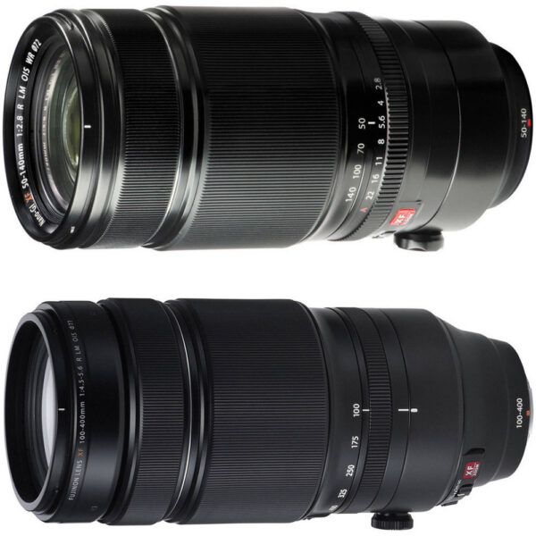 FUJIFILM XF 50-140mm f/2.8 and XF 100-400mm f/4.5-5.6 Lenses Kit view 3